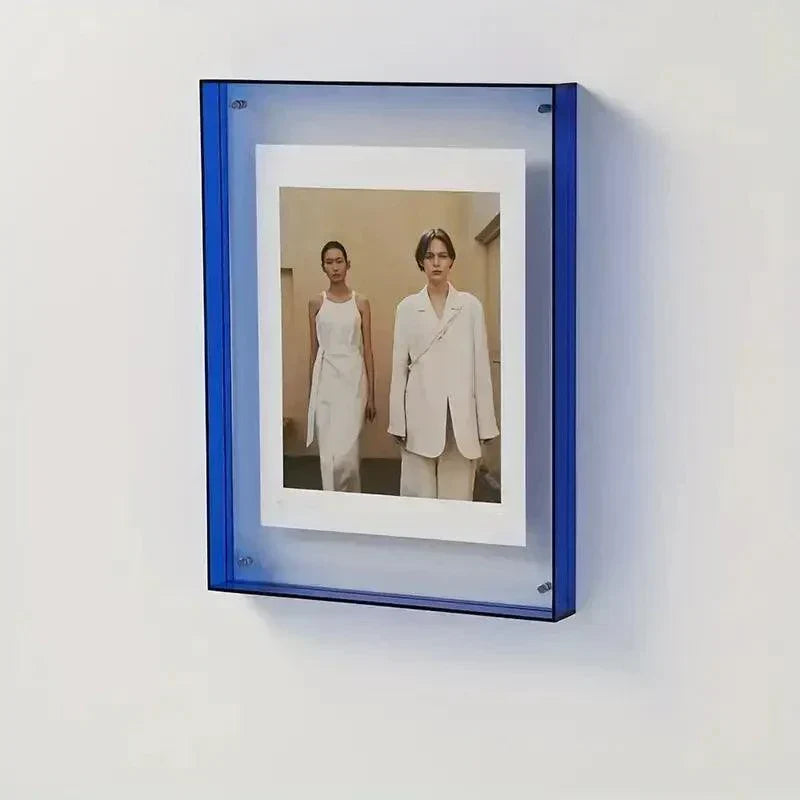 Kalsten | Acrylic Photo Frame | Neon Minimalist Desk Display