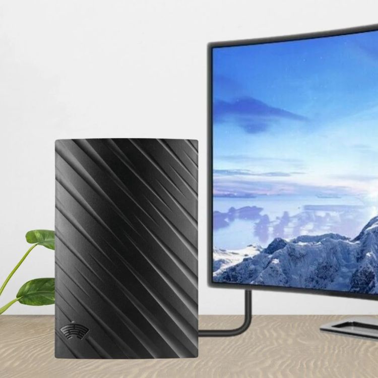Skanto | 4K Indoor TV Antenna | 600-Mile Range, Plug & Play Setup for Free HD Channels