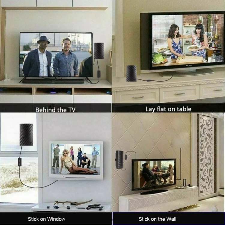 Skanto | 4K Indoor TV Antenna | 600-Mile Range, Plug & Play Setup for Free HD Channels