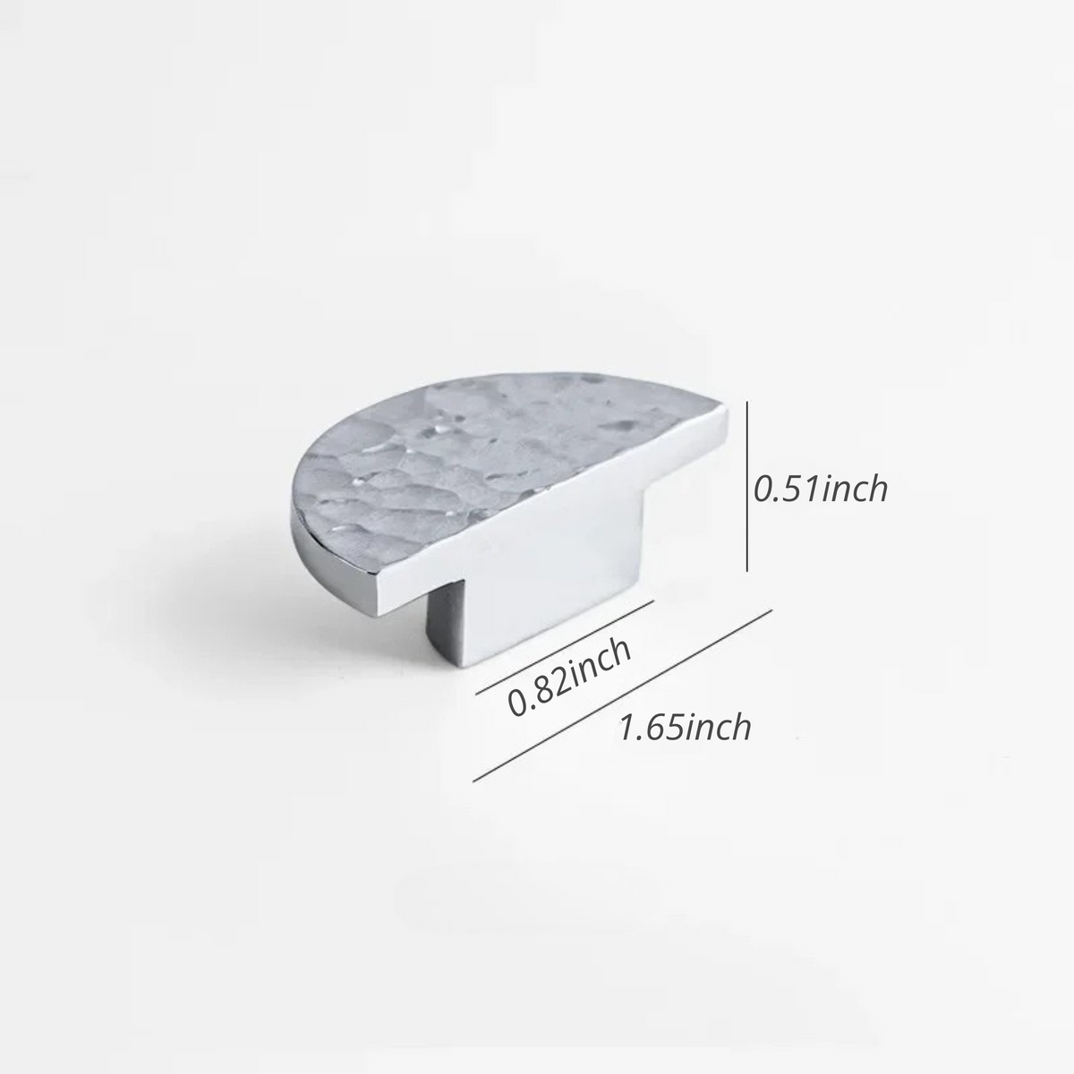French Handmade Hammered Pattern Cabinet Drawer Door Handle | Skanto