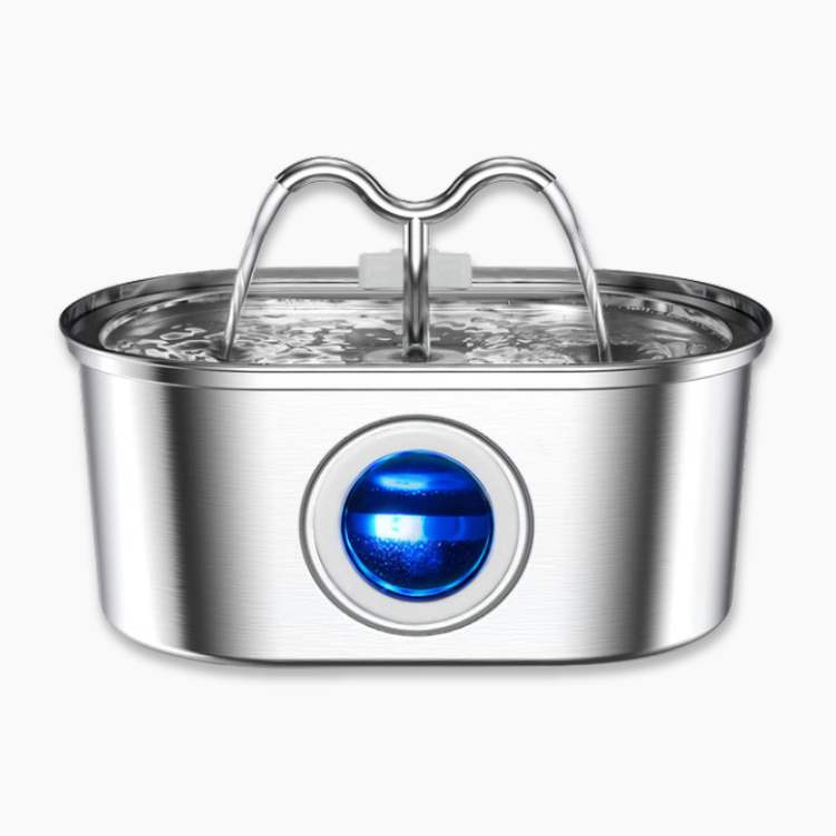 Cats Water Fountain made of Stainless Steel – Quiet, Hygienic and BPA-free – 2L Capacity | Kalsten