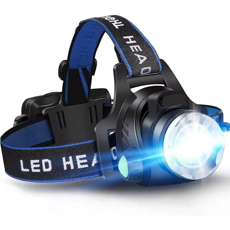 Rechargeable Waterproof Zoomable LED Headlamp Kalsten