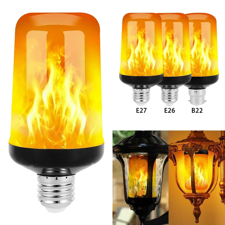 LED FLAME LIGHT PARTY LAMP - 4 MODES FIRE SIMULATION | Kalsten