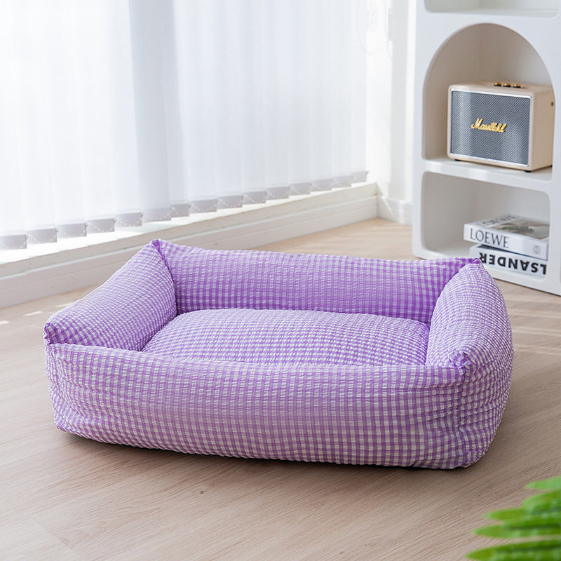 Kalsten | Rectangular washable dog bed breathable pet bed