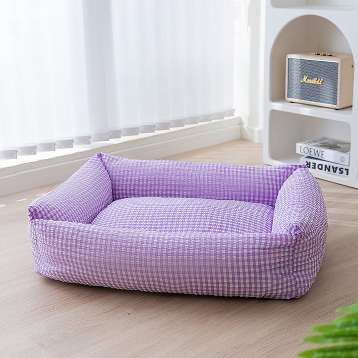 Kalsten | Rectangular washable dog bed breathable pet bed