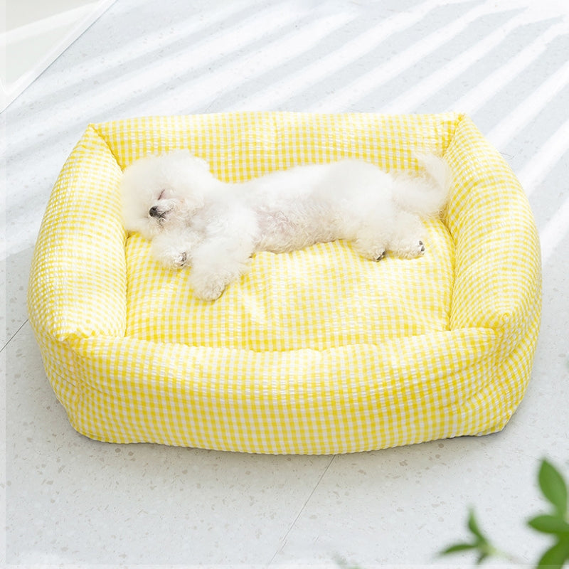 Kalsten | Rectangular washable dog bed breathable pet bed
