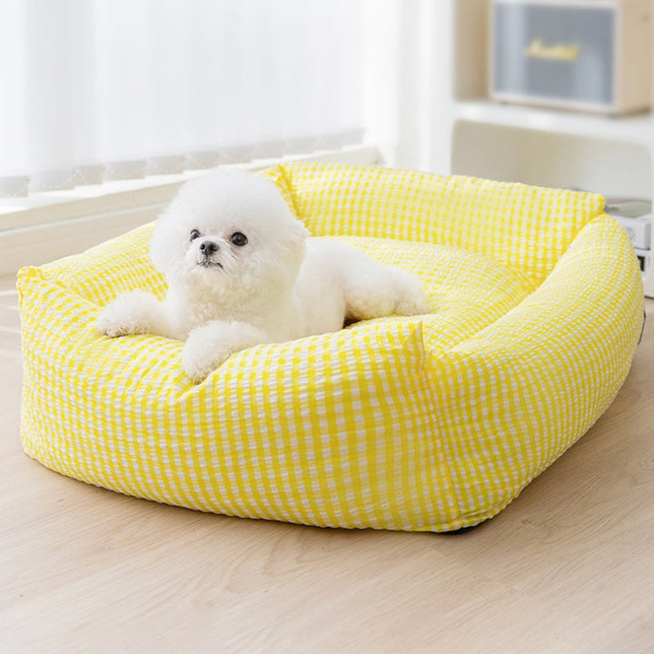 Kalsten | Rectangular washable dog bed breathable pet bed
