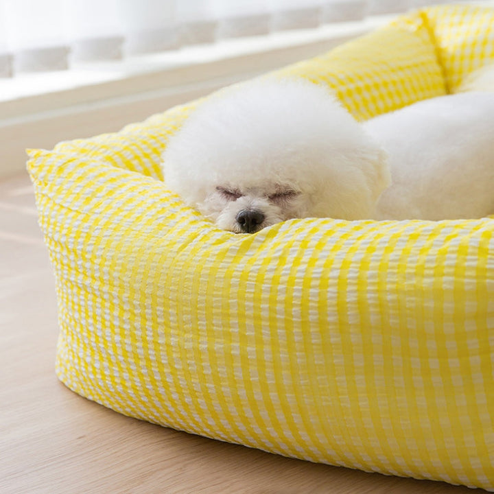Kalsten | Rectangular washable dog bed breathable pet bed