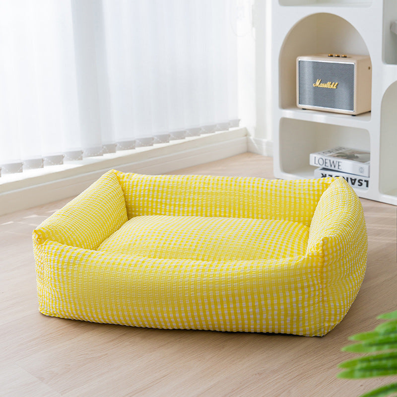 Kalsten | Rectangular washable dog bed breathable pet bed