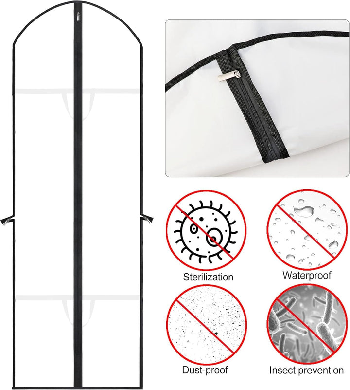 Extra-Long Dress & Gown Garment Bag – 180cm Protective Covers with Handles | Kalsten