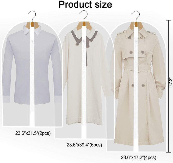Extra-Long Dress & Gown Garment Bag – 180cm Protective Covers with Handles | Kalsten