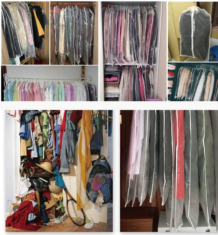 Clear Garment Storage Bags – Pack of 5 (Buy 1, Get 1 FREE) | Kalsten