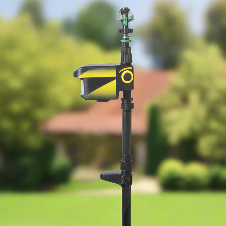 Kalsten | Motion Activated Deer Repellent Sprinkler - Solar Powered Animal Deterrent for Gardens & Lawns