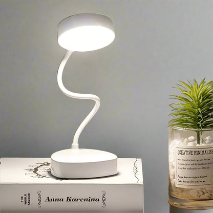 Skanto | LED Bedside Lamp - Adjustable White Light Fixture for Nightstand and Bedroom Use