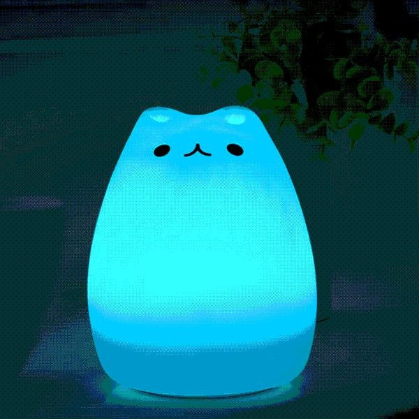 Color Change Cat Night Light | Kalsten