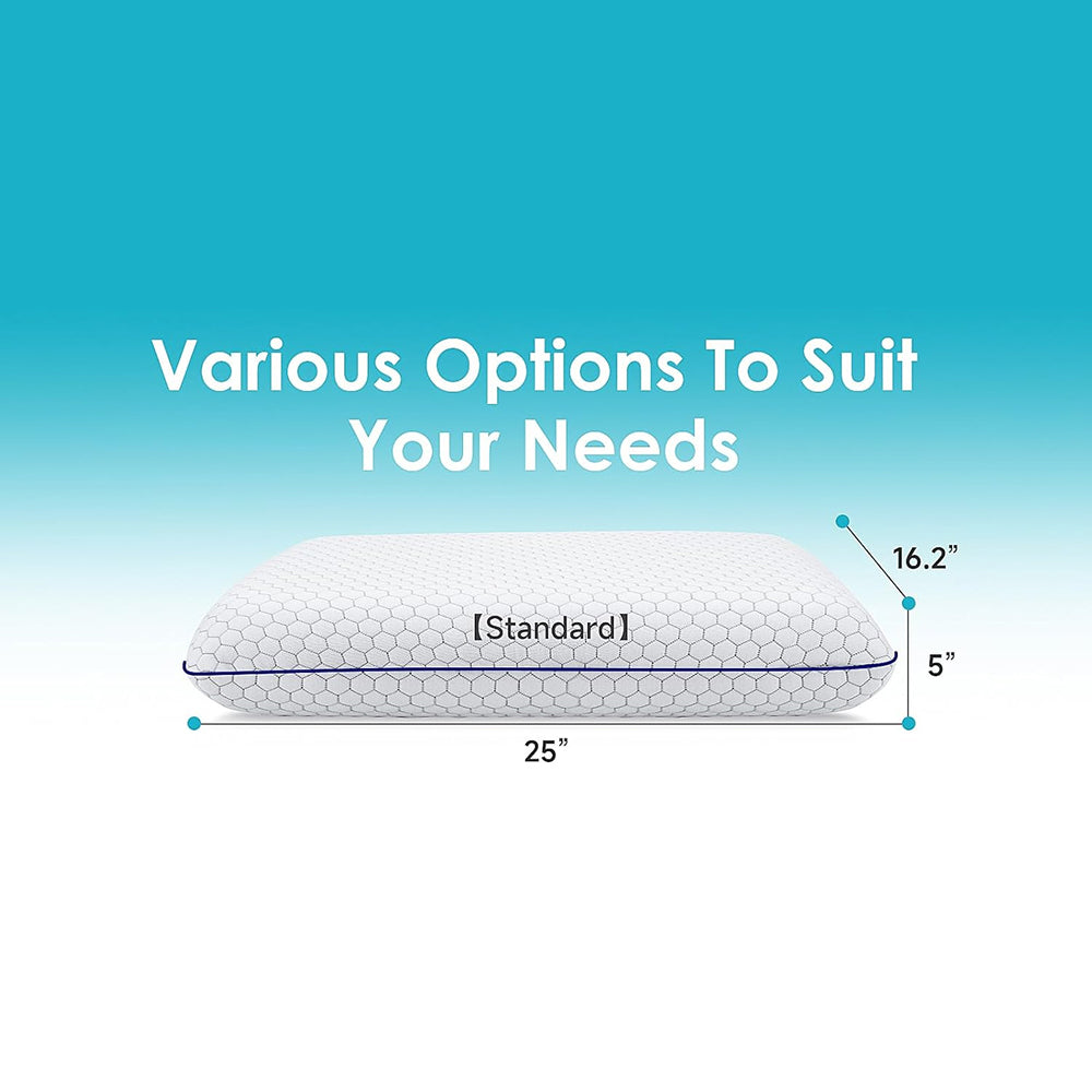 GeliPillex Cooling Gel Memory Foam Pillow | Kalsten