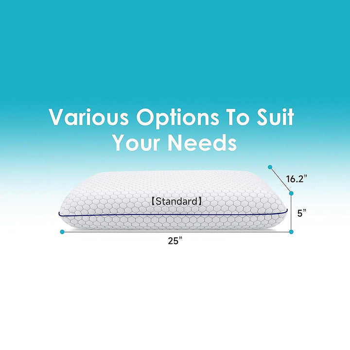 GeliPillex Cooling Gel Memory Foam Pillow | Kalsten