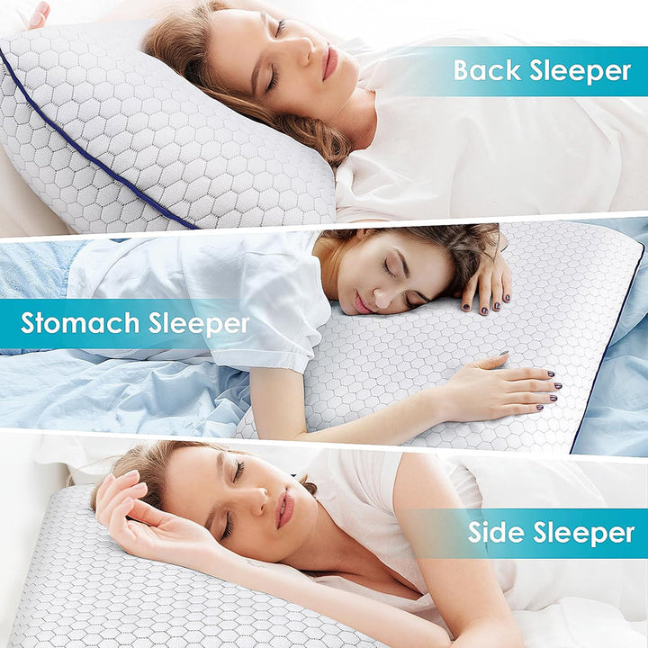 GeliPillex Cooling Gel Memory Foam Pillow | Kalsten