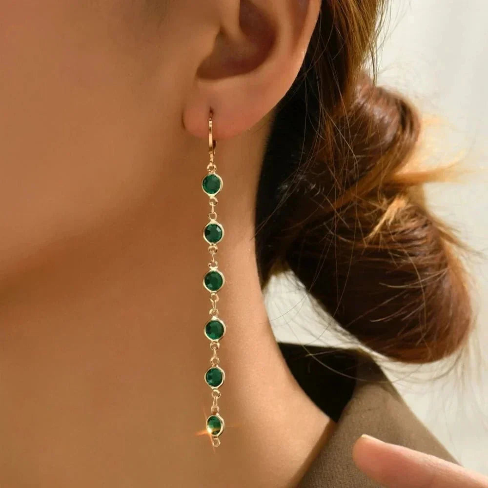 Kalsten | Gem Drop Hoop Earrings