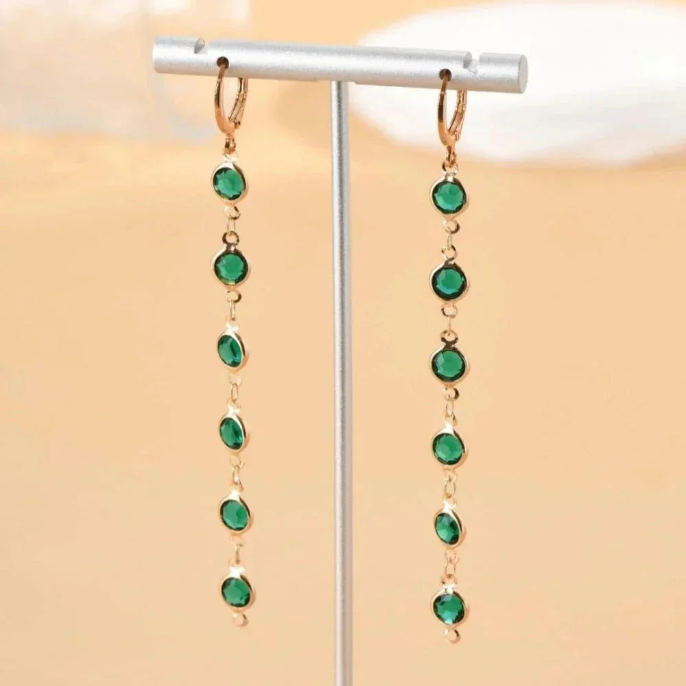 Kalsten | Gem Drop Hoop Earrings