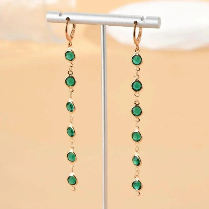 Kalsten | Gem Drop Hoop Earrings