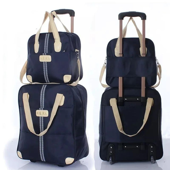 Kalsten | 2 in 1 Trolley Traveling Bag with a boarding bag
