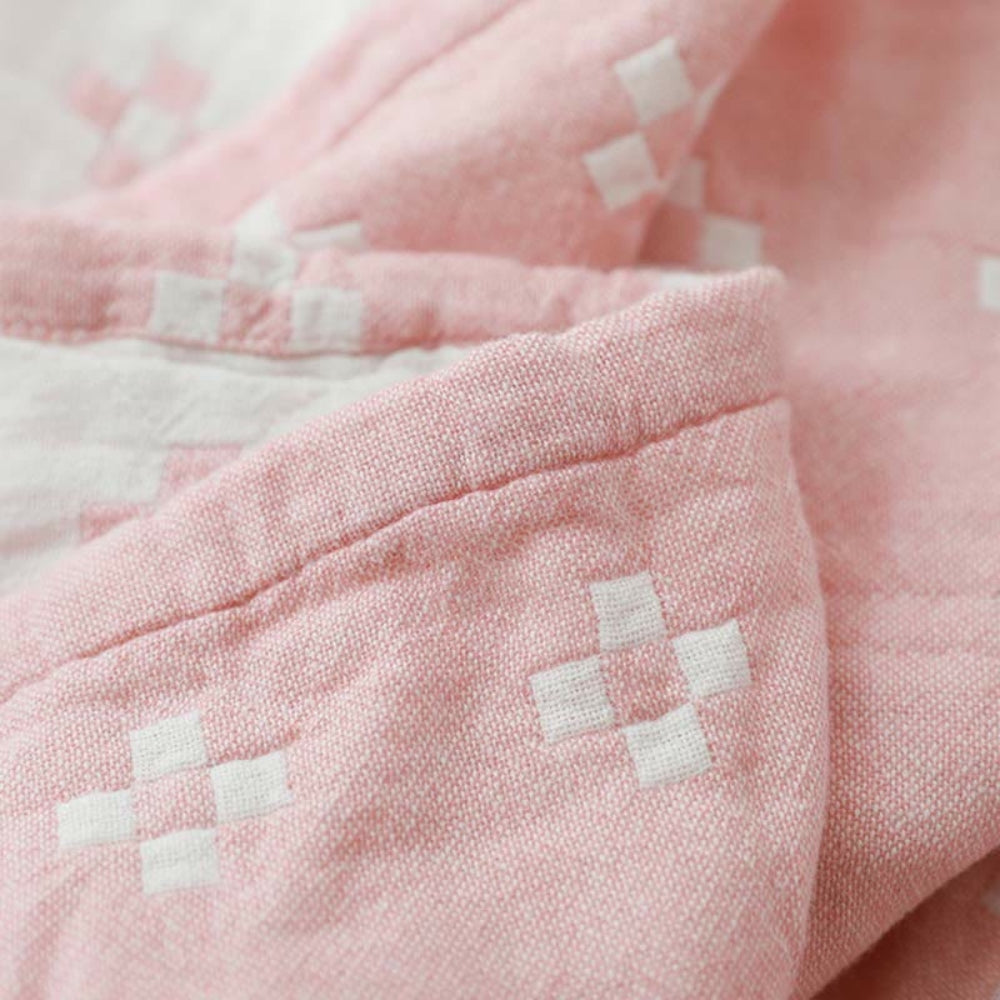 Cotton Geometric Throw Blanket Kalsten