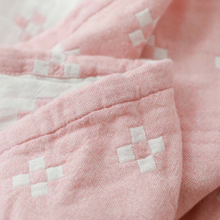 Cotton Geometric Throw Blanket Kalsten