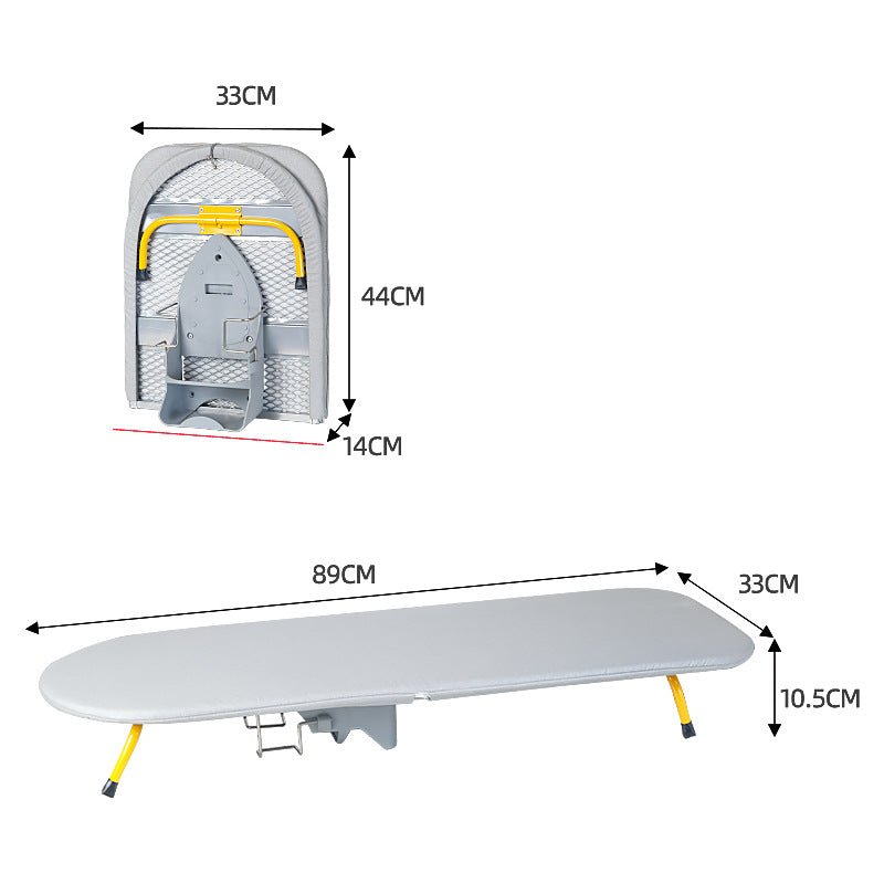 Skanto | Givera Folding Ironing Board – Compact Space-Saving Design with Non-Slip Legs and Steam-Absorbent Cover