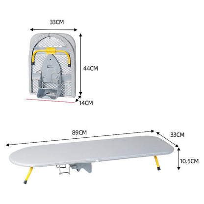 Skanto | Givera Folding Ironing Board – Compact Space-Saving Design with Non-Slip Legs and Steam-Absorbent Cover