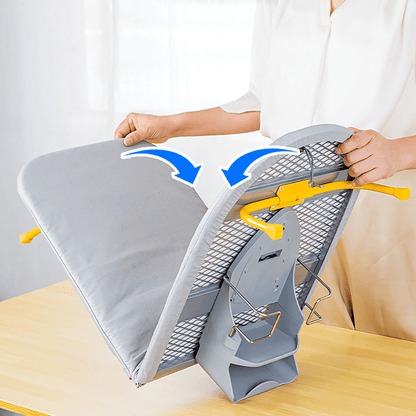 Skanto | Givera Folding Ironing Board – Compact Space-Saving Design with Non-Slip Legs and Steam-Absorbent Cover