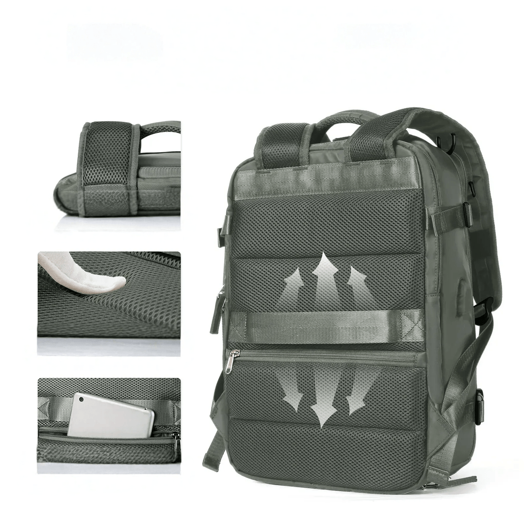 Waterproof Backpack with USB Charging Function and Laptop Compartment 35L | Kalsten