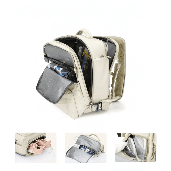 Waterproof Backpack with USB Charging Function and Laptop Compartment 35L | Kalsten