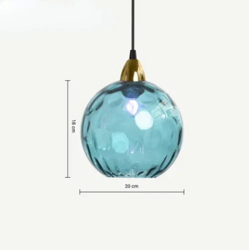 Skanto | Glass Ball Pendant Lamp - LumiSphere