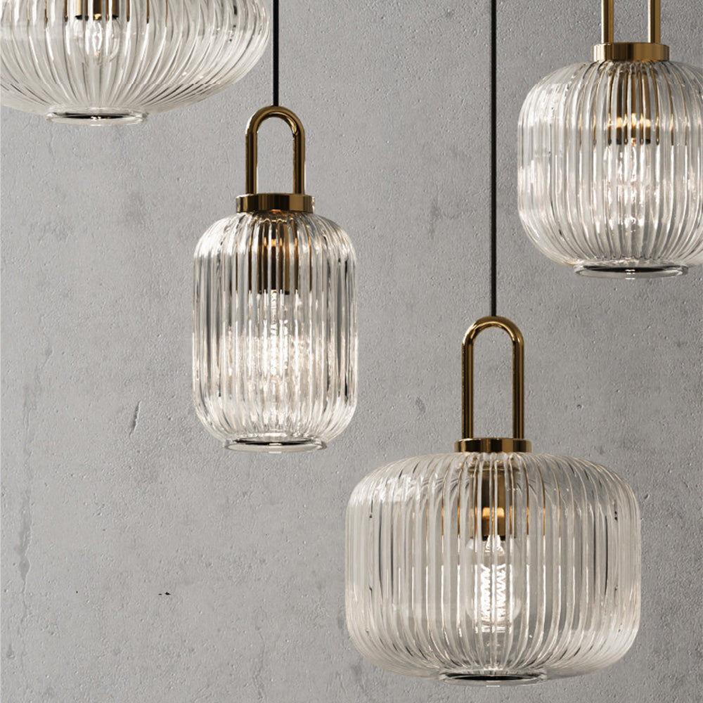 Design Pumpkin Shape Glass Pendant Light | Kalsten