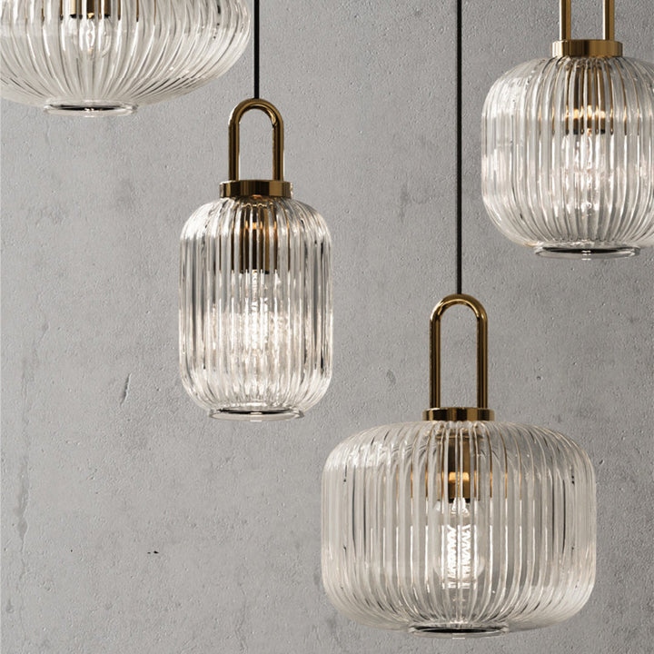 Design Pumpkin Shape Glass Pendant Light | Kalsten