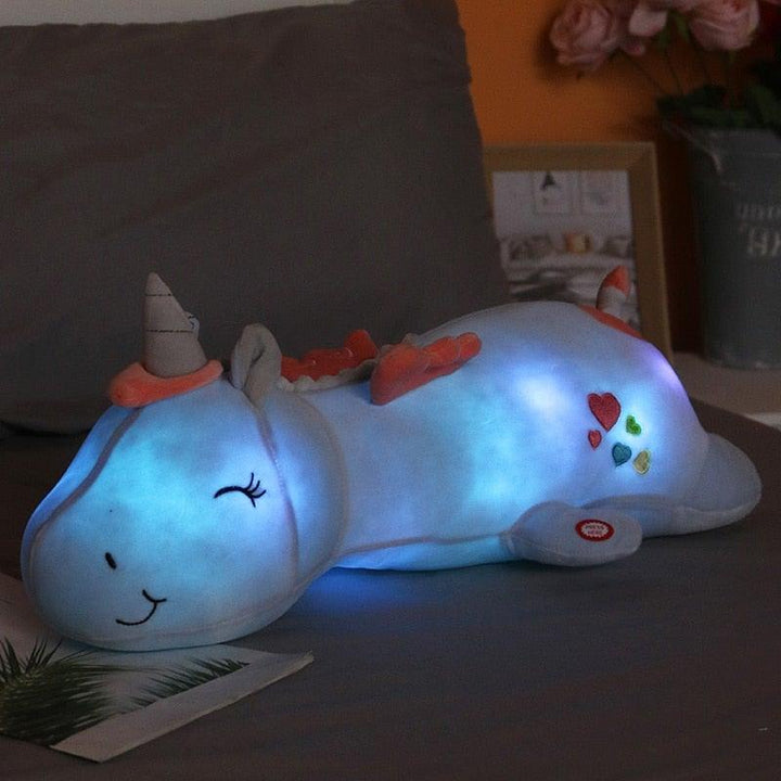 Kalsten | Lunacorn Illuminated Unicorn Plush Toy with Rainbow LEDs for Kids