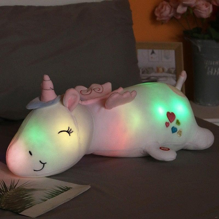 Kalsten | Lunacorn Illuminated Unicorn Plush Toy with Rainbow LEDs for Kids