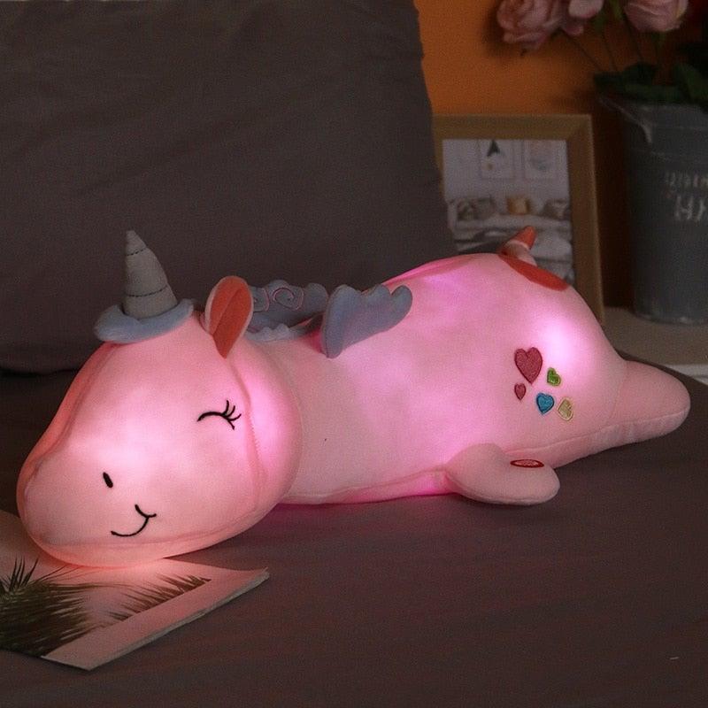 Kalsten | Lunacorn Illuminated Unicorn Plush Toy with Rainbow LEDs for Kids