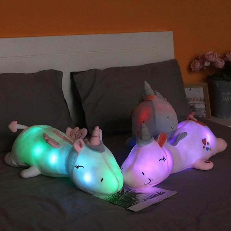 Kalsten | Lunacorn Illuminated Unicorn Plush Toy with Rainbow LEDs for Kids