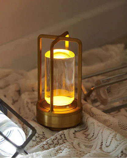 Skanto | Warm LED Wireless Table Lamp – Battery-Powered Nordic Design - LED with Touch Control, Suitable for Bedroom, Home, Outdoor - Ideal Night Light