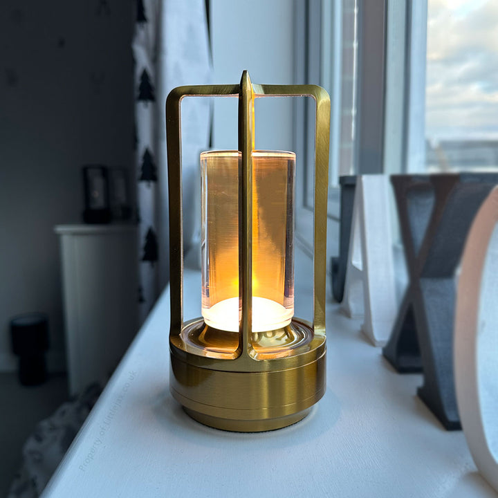 Wireless Vintage Lantern Table Lamp | Kalsten