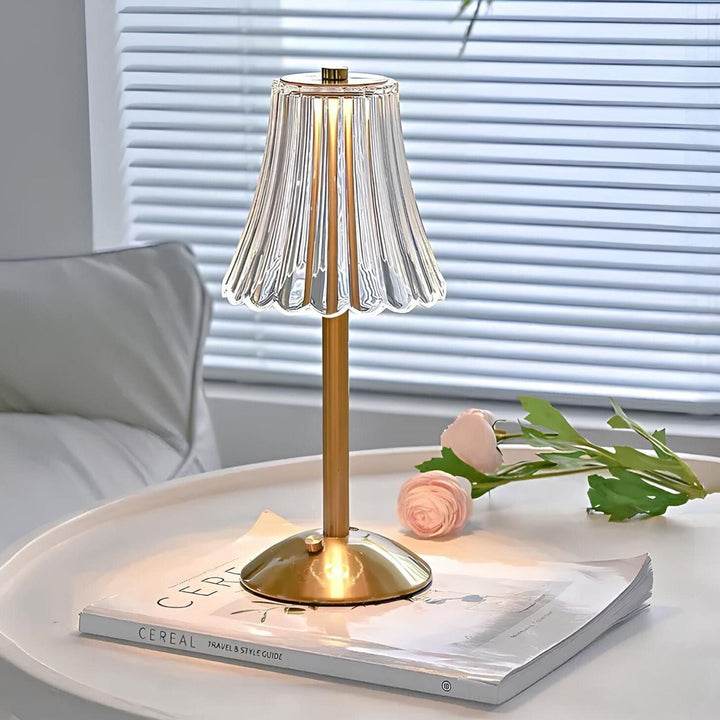 Golden Crystal Table Lamp - Aurora Luxe | Kalsten