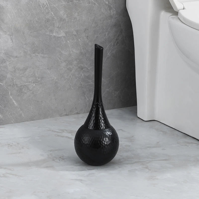 Kalsten | GOLDENLUXE – Sculpted Toilet Brush with Elegant Metallic Design for Modern Bathrooms