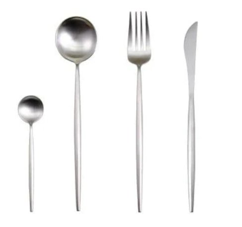 Golden & Silver 24-Piece Cutlery Set for Luxury Dining Kalsten