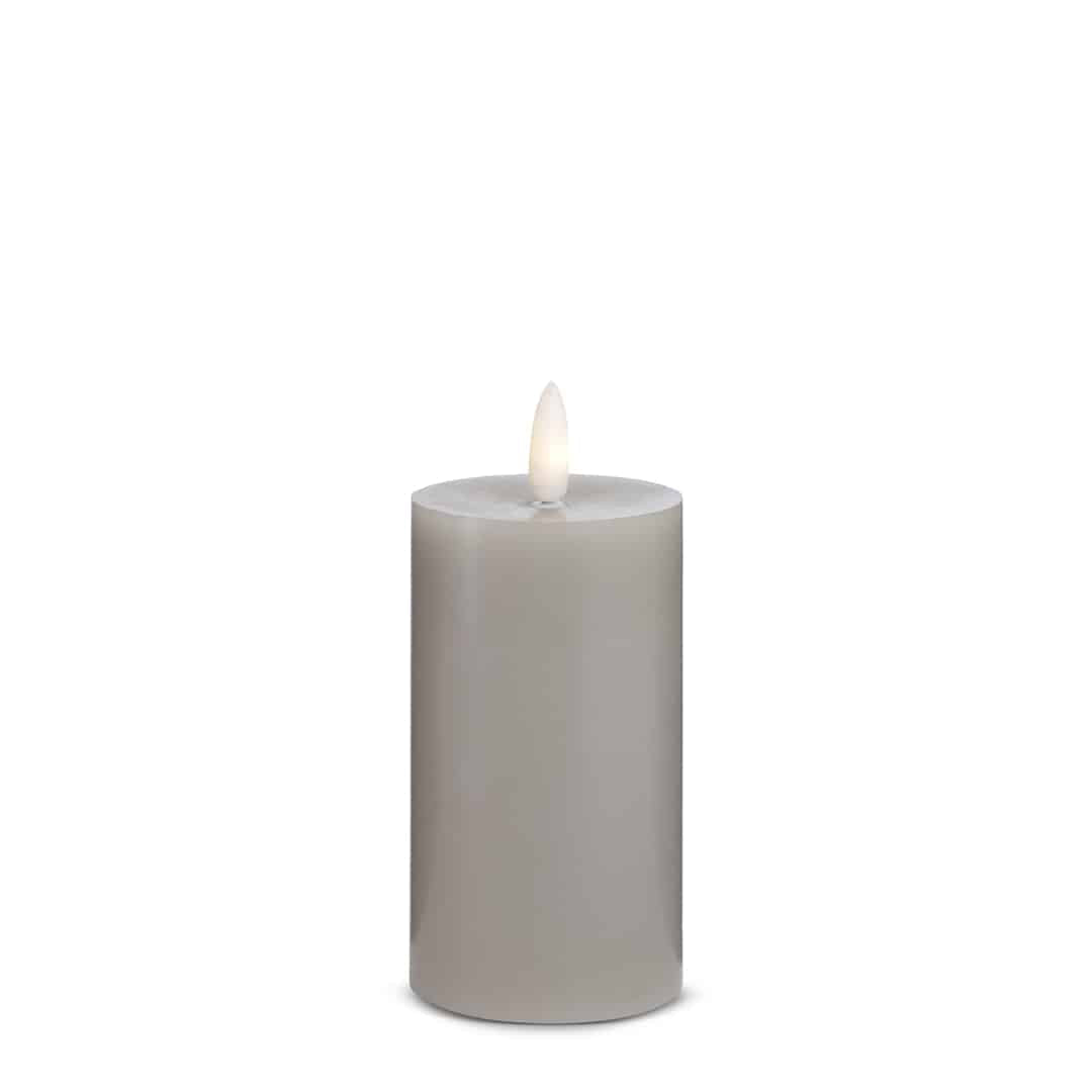 LED Candle (1 piece) with realistic 3D flame 5 x 12.5 cm | Kalsten