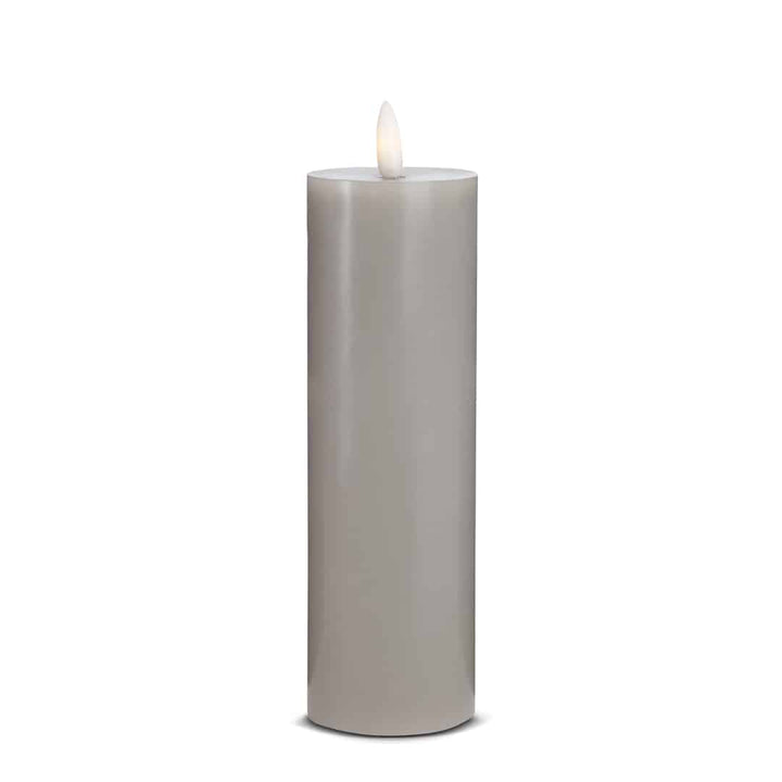 LED Candle (1 piece) with realistic 3D flame 5 x 20 cm | Kalsten