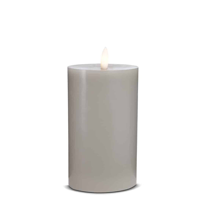 LED Candle (1 piece) with realistic 3D flame 5 x 15 cm | Kalsten