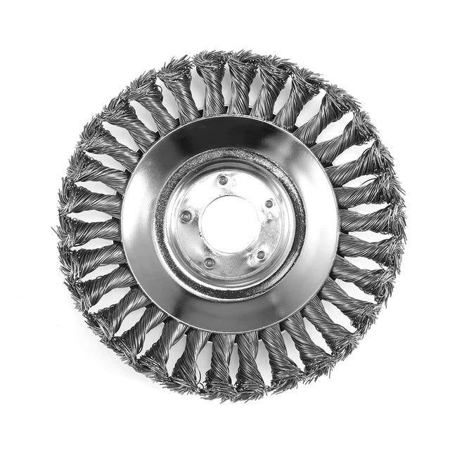 Kalsten | Weed Brush for Trimmer – Robust Wire Brush Made of Steel for Joint Paving Garden Care