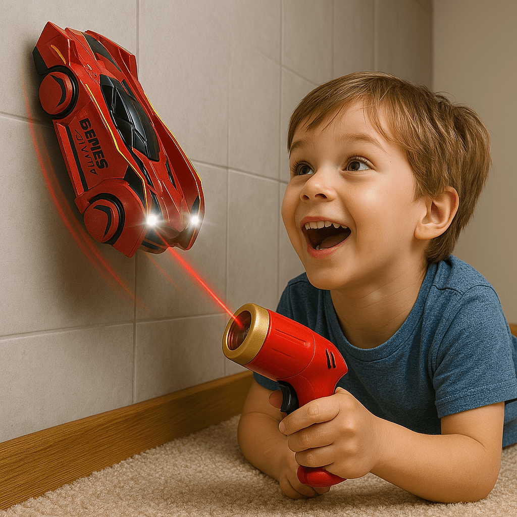 Skanto | GravityRacer – Laser-Guided Wall Climbing RC Car